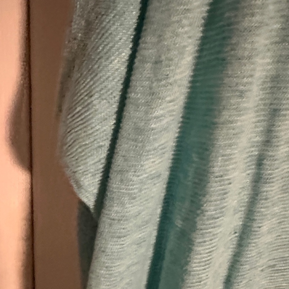 Eileen Fisher Heathered Teal Top - Picture 4 of 8